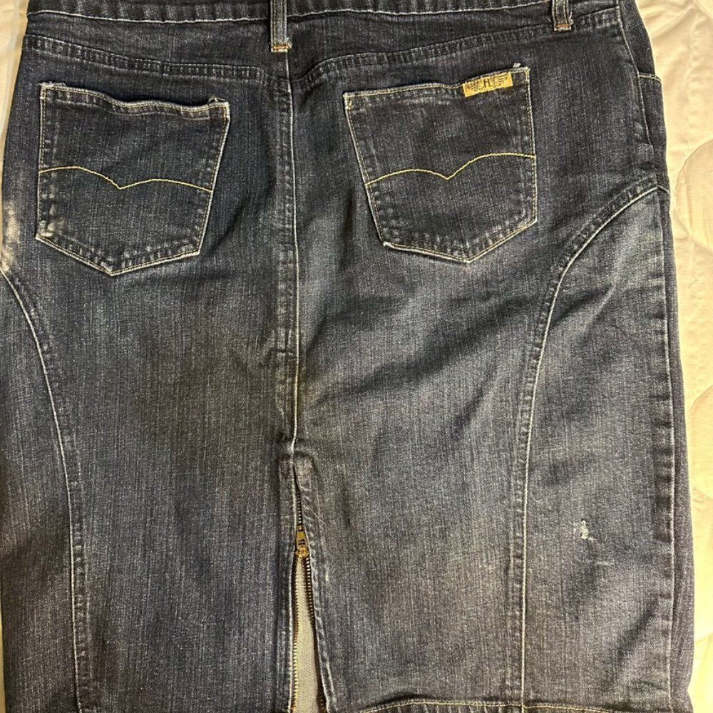 Hinta Denim Long Skirt S 15 - Picture 9 of 11